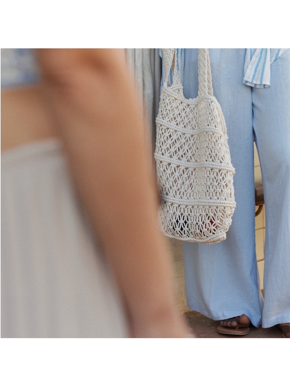 ✨ Aerie Jumbo Crochet Tote Bag ✨